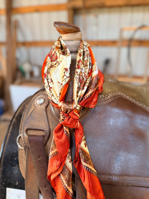 Burnt Orange Wild Rag