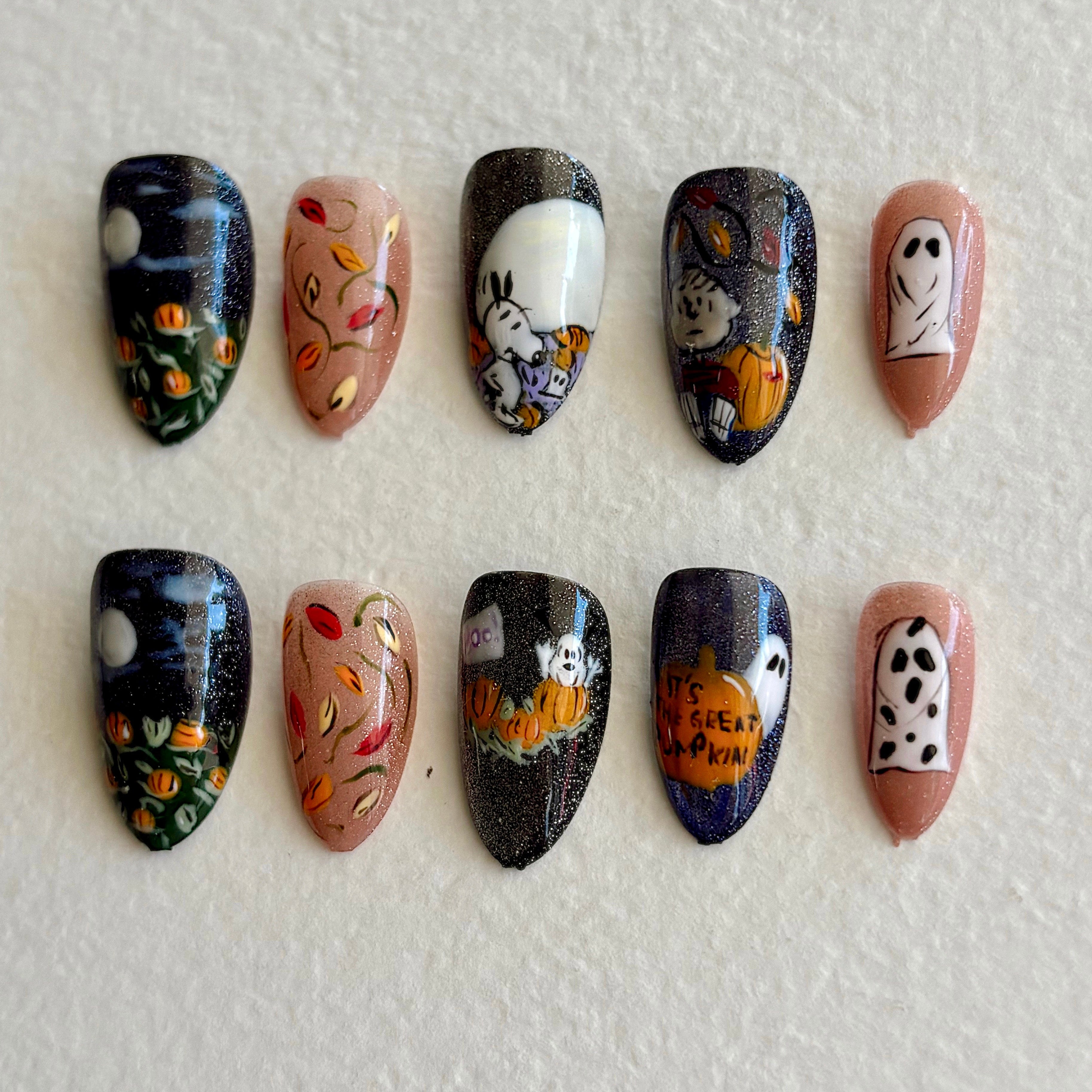 Spooky Press Ons