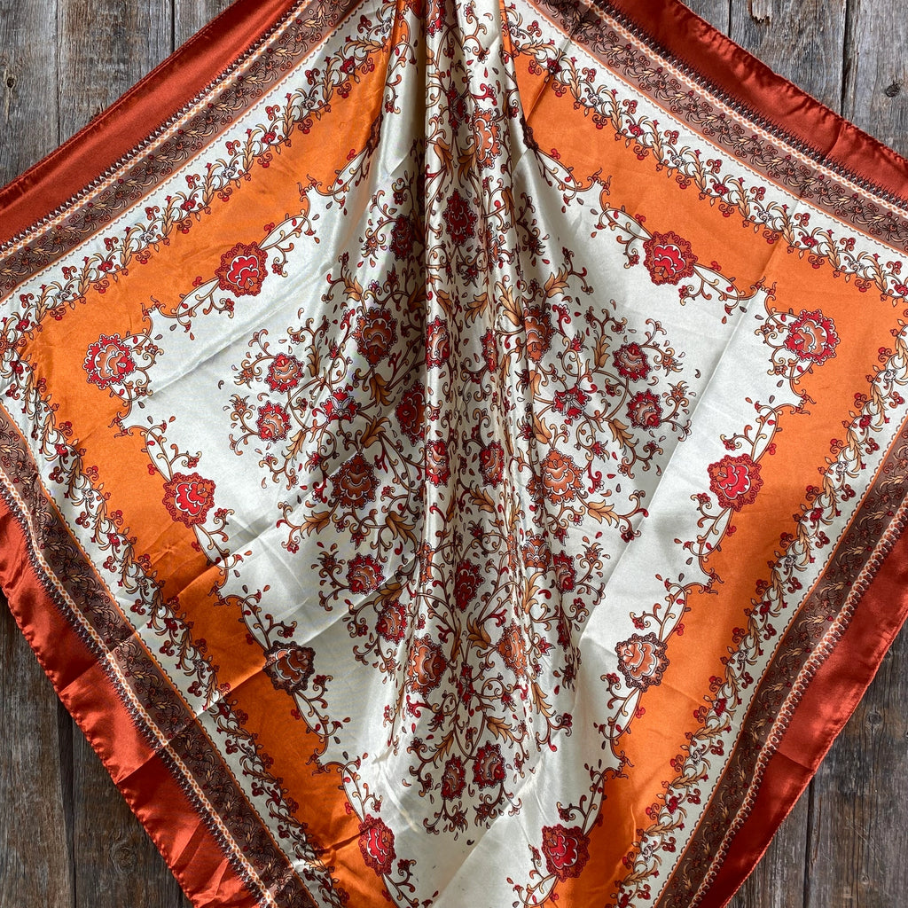 Burnt Orange Wild Rag